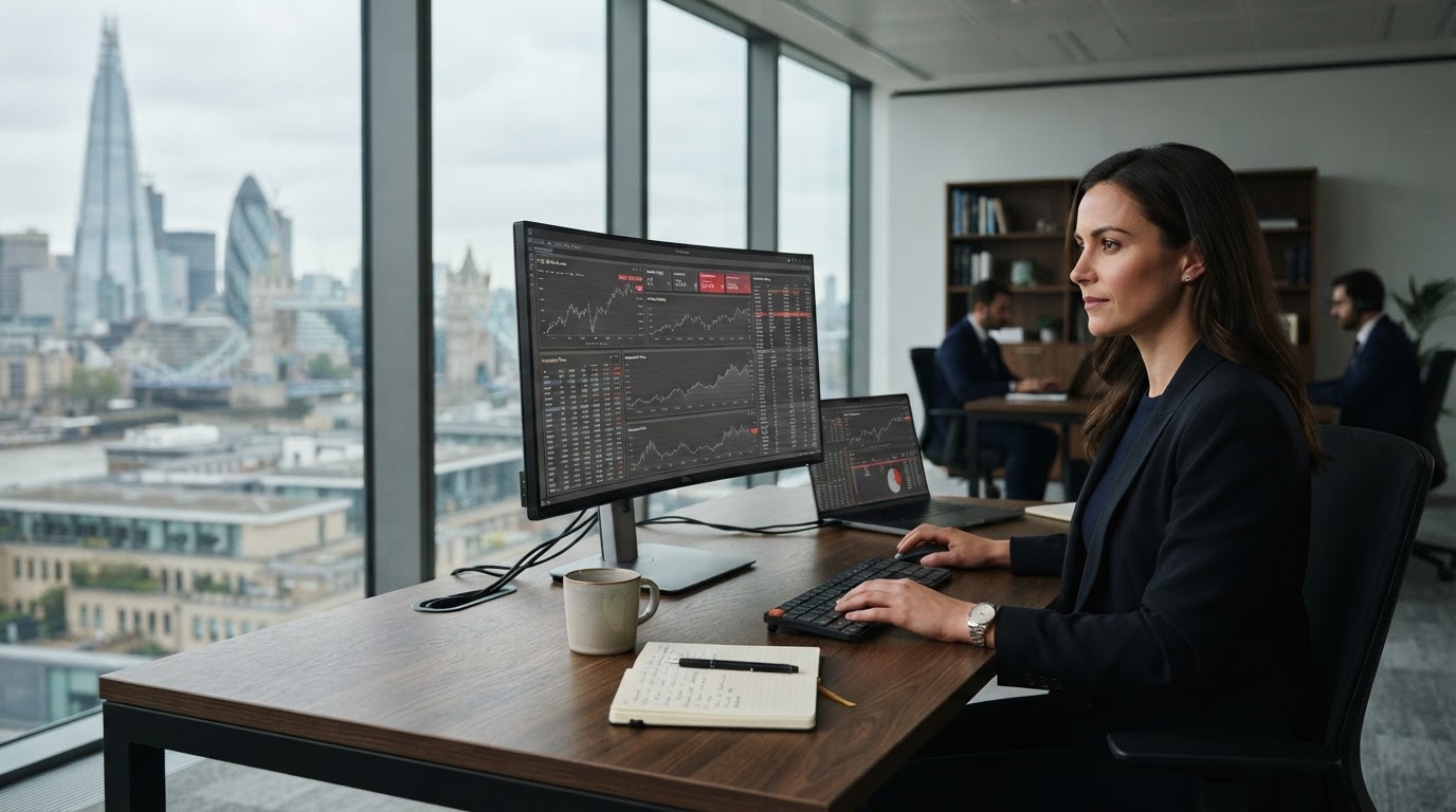 Vynteraqo data dashboard visualising capital allocation and risk metrics